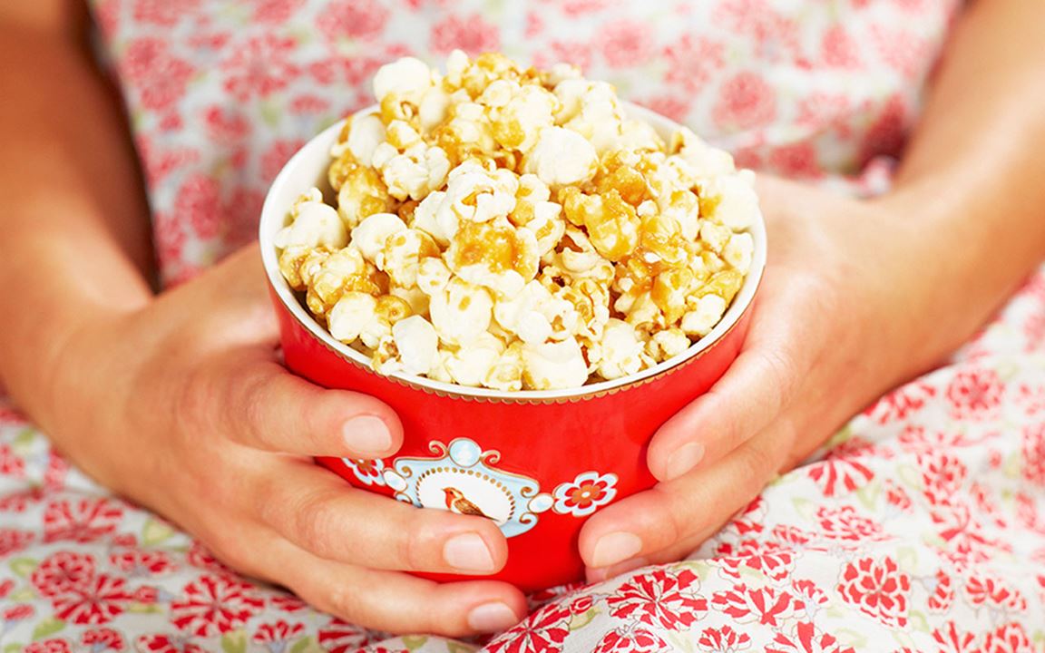 Karamellpopcorn