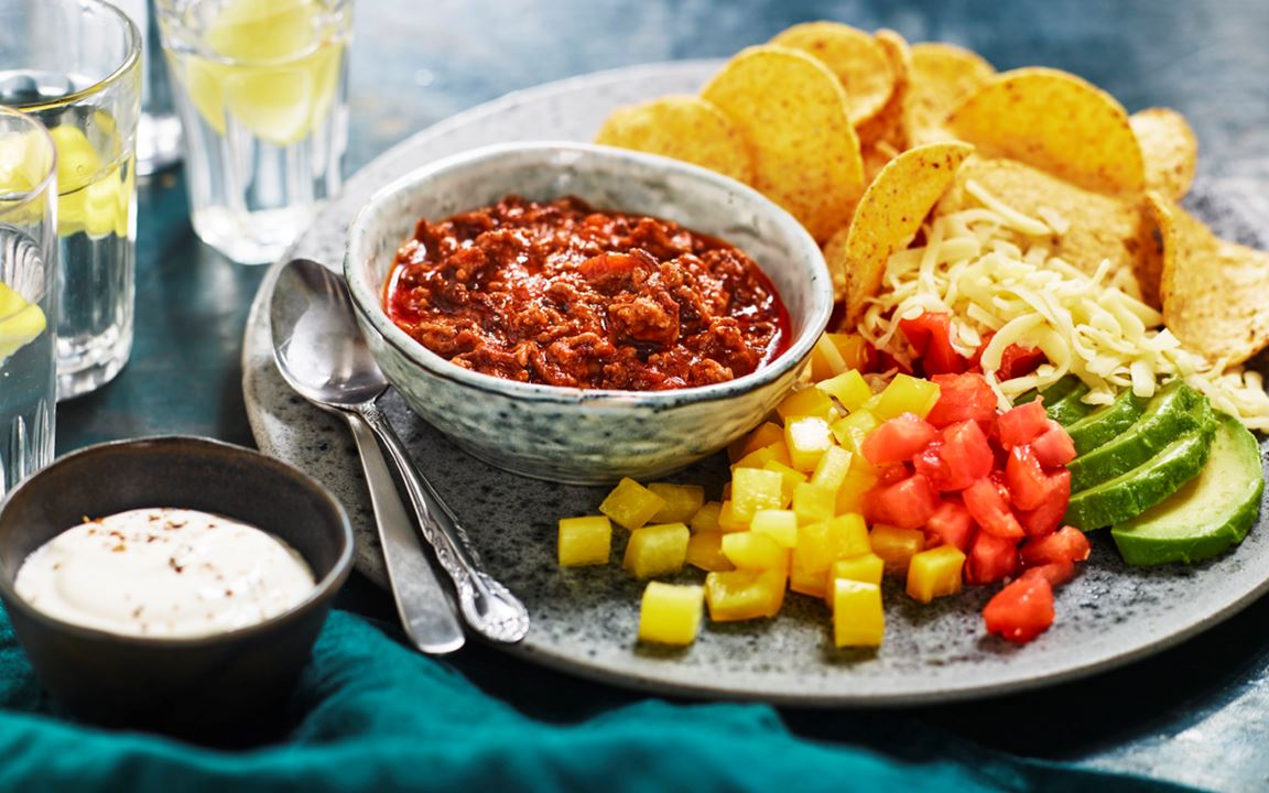 Nachotallrik med tacofärs