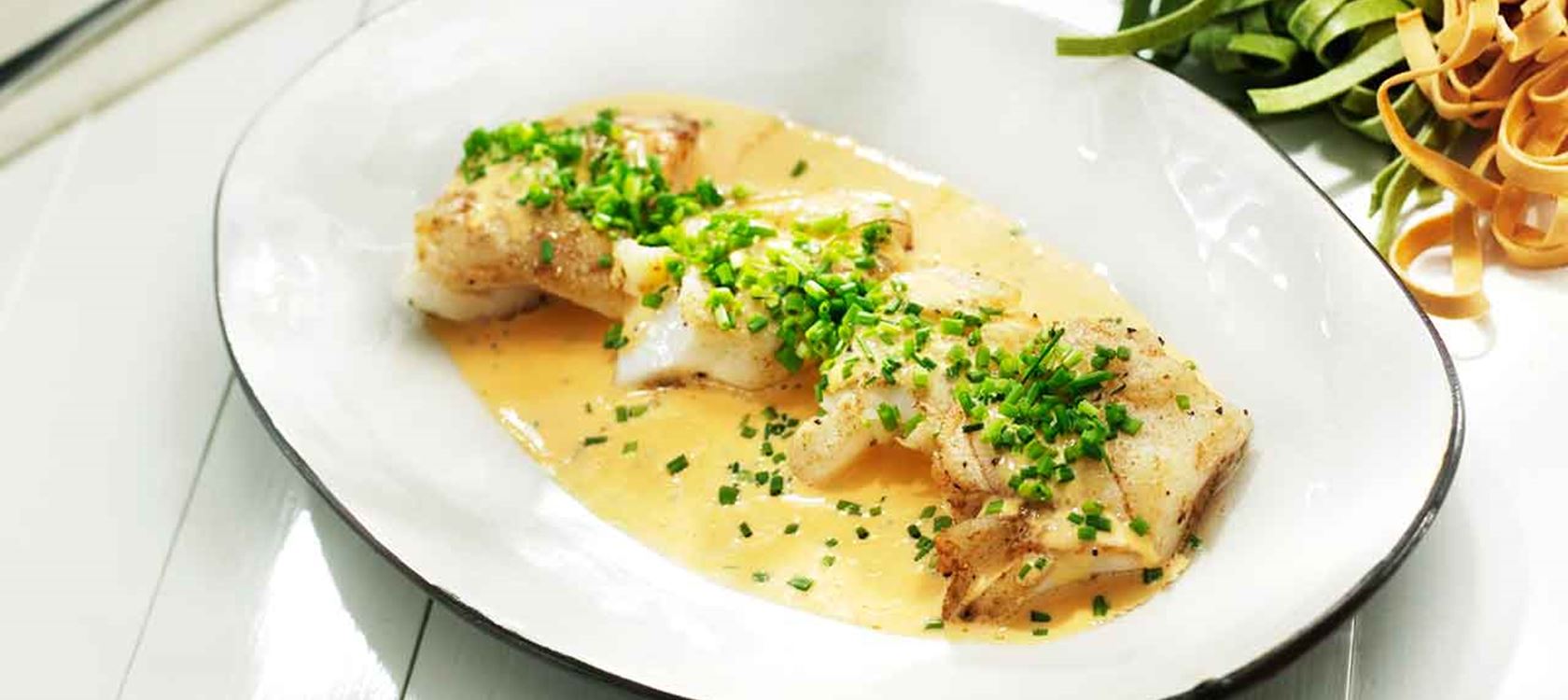 Hummerfisk med timjan och gräslök