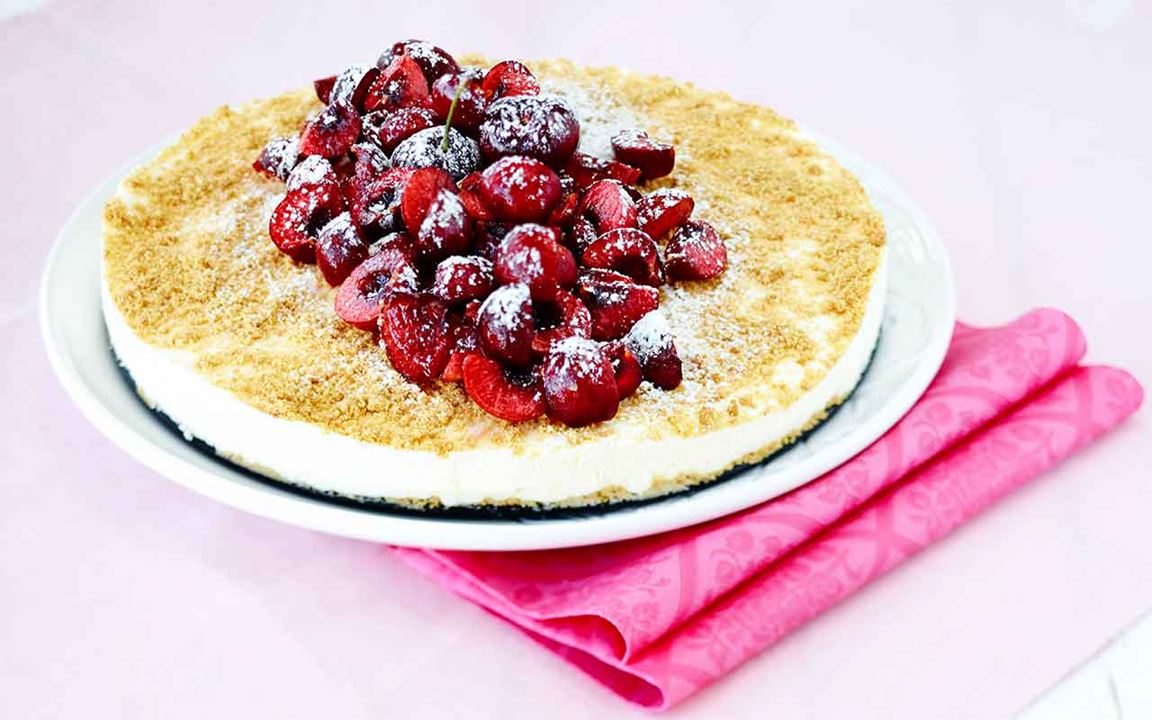 Fryst crème fraiche-tårta