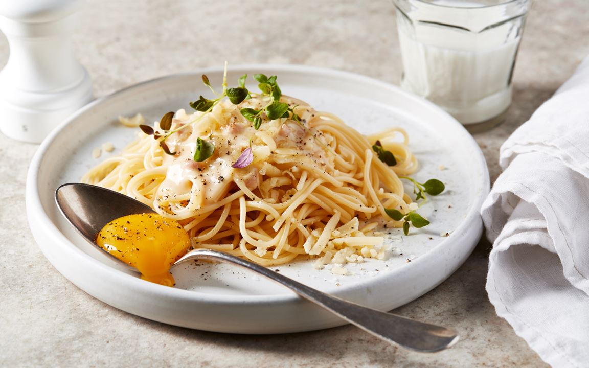 Enkel spaghetti carbonara