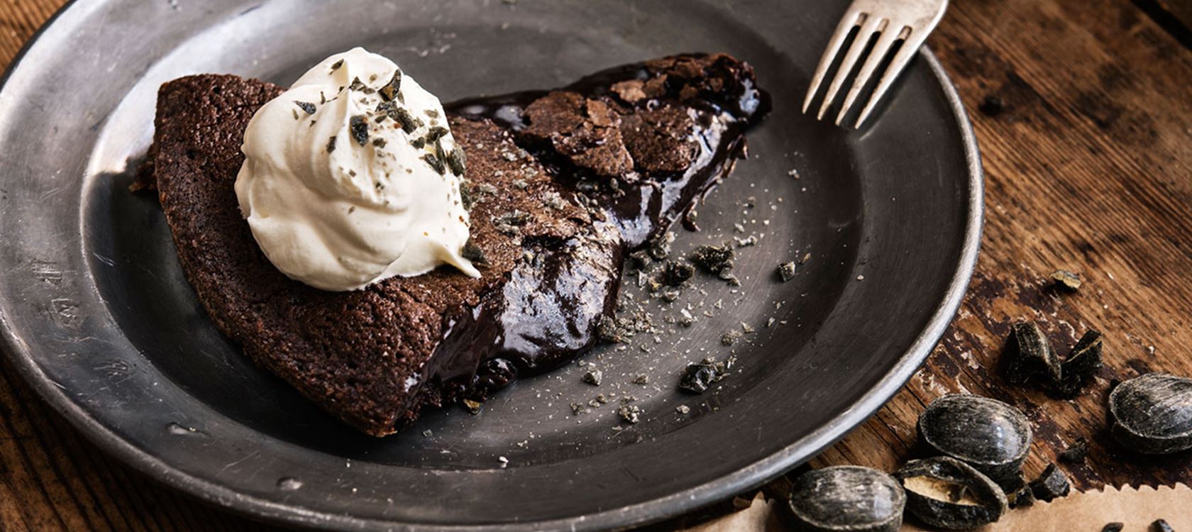 Шоколадный торт Kladdkaka