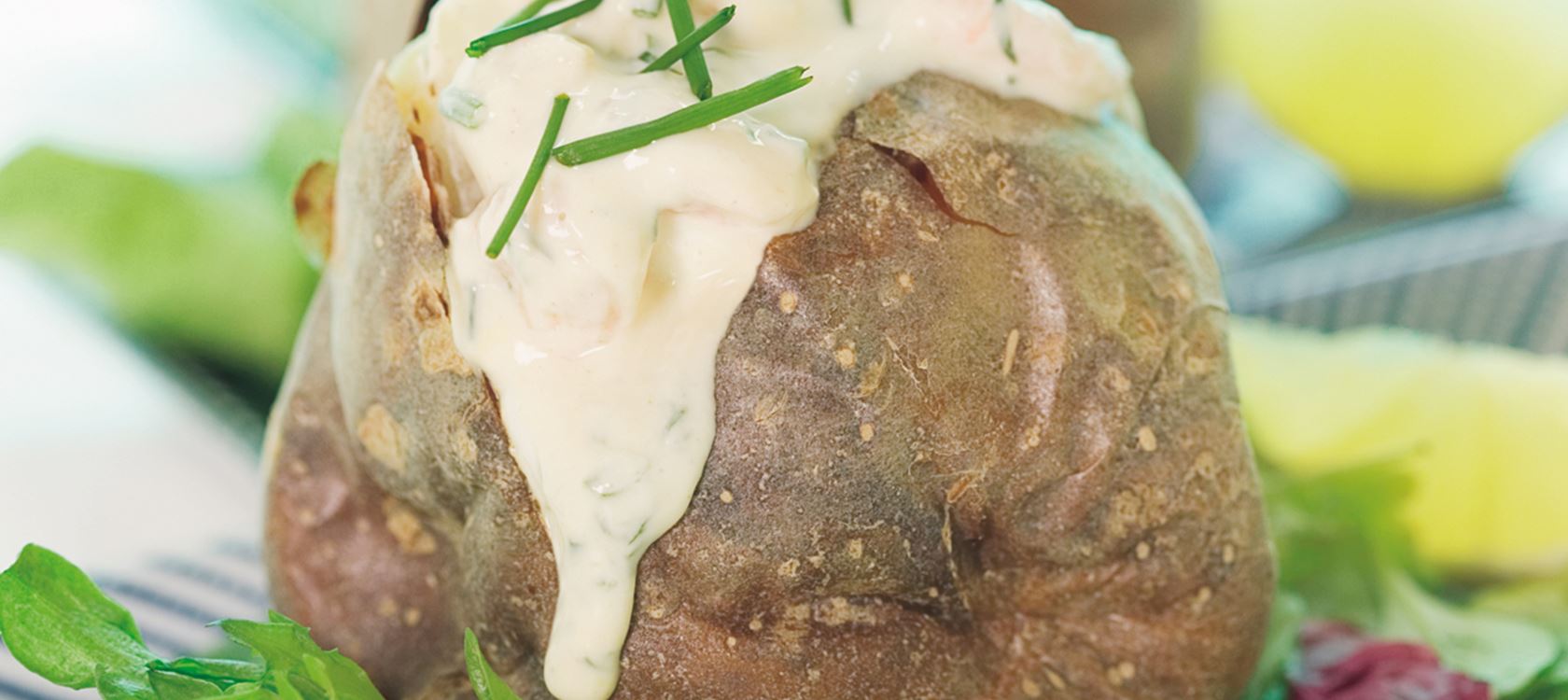Räkfyllning till bakad potatis