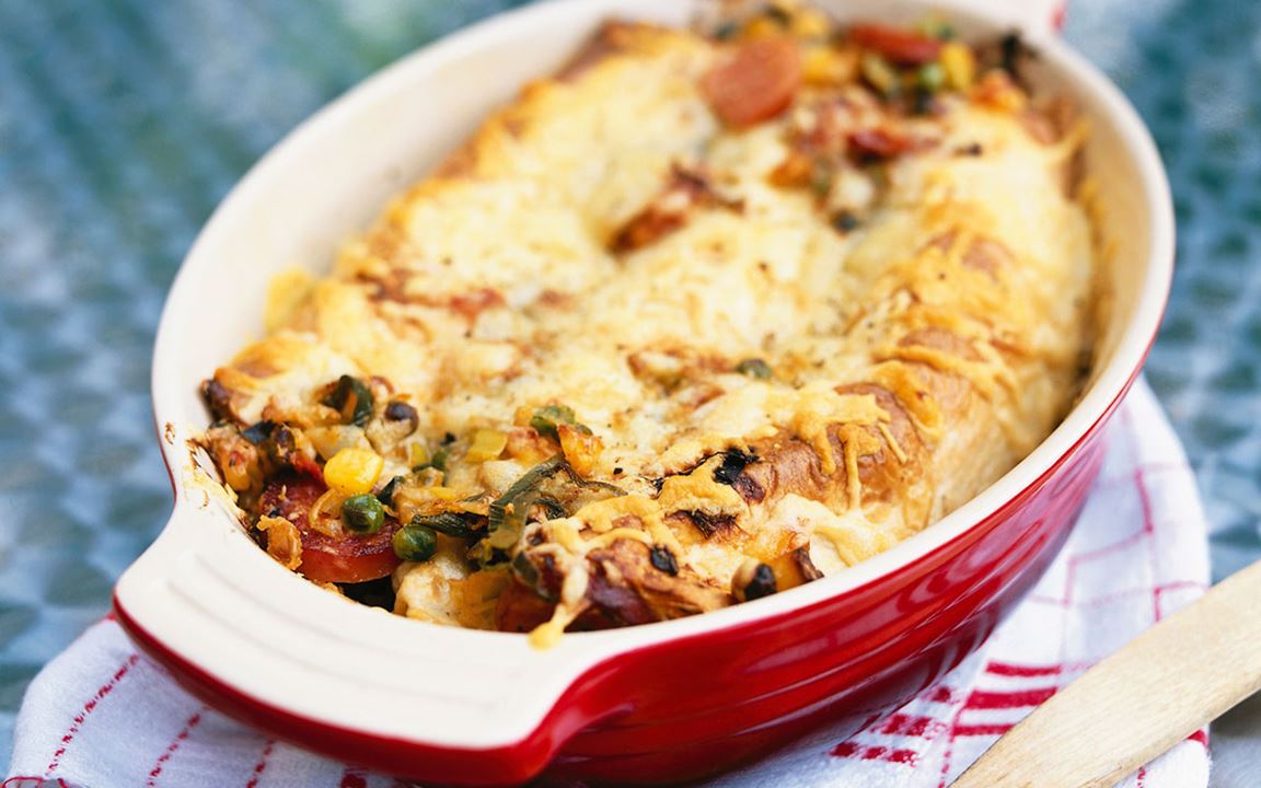 Chorizo enchilada