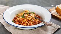 Snabb spaghetti bolognese