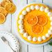 Saffran- och apelsincheesecake
