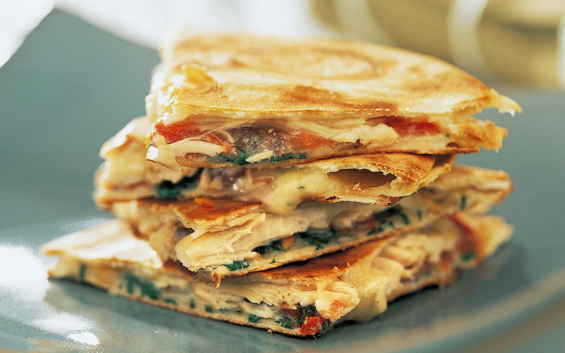 Tortilla med kyckling & tomat
