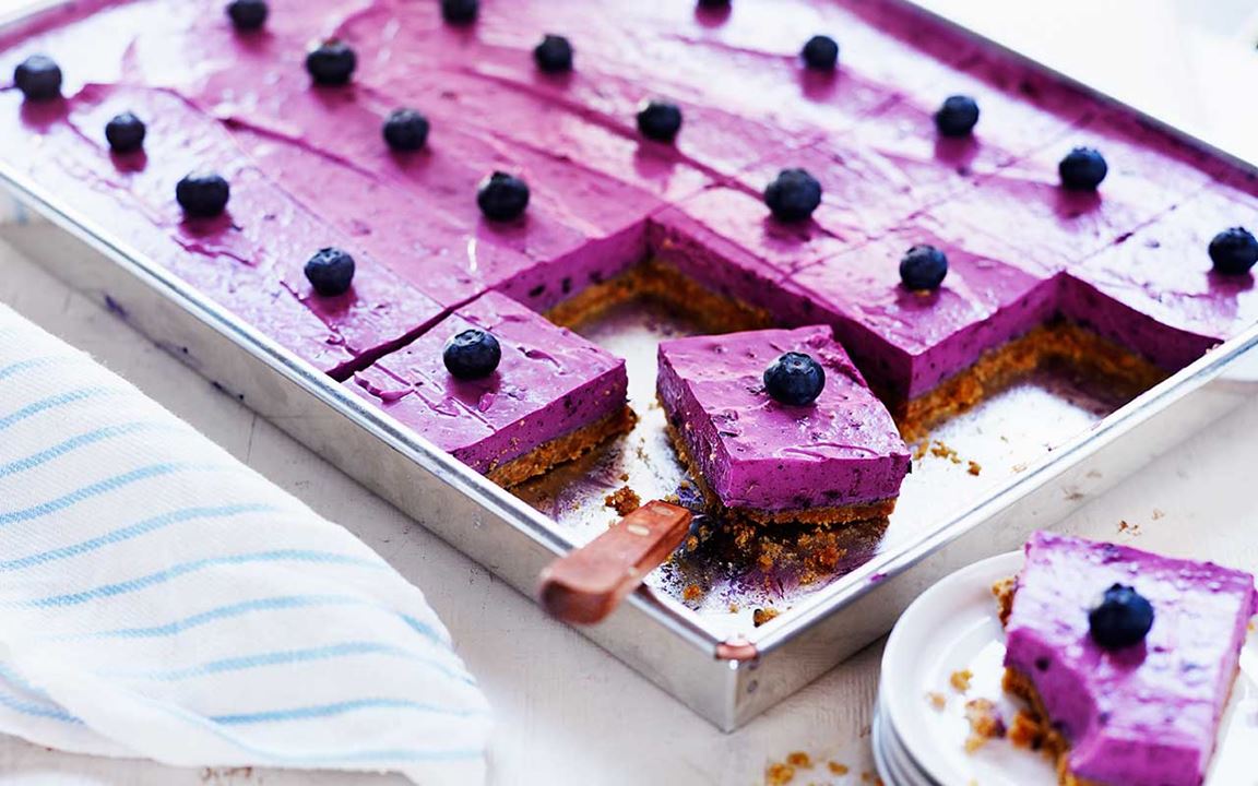 Blåbärscheesecake
