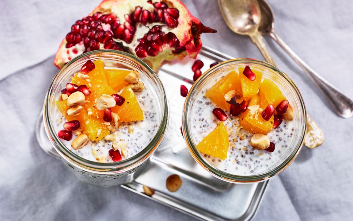 Chiayoghurt med cottage cheese