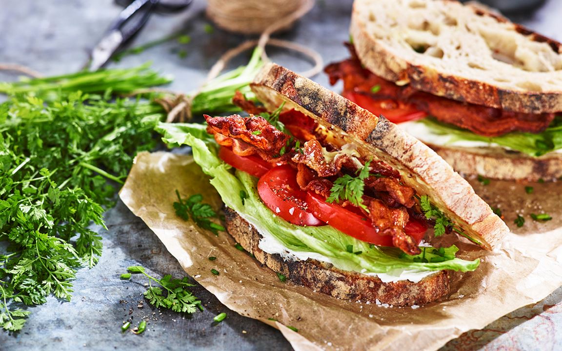 BLT med färskost