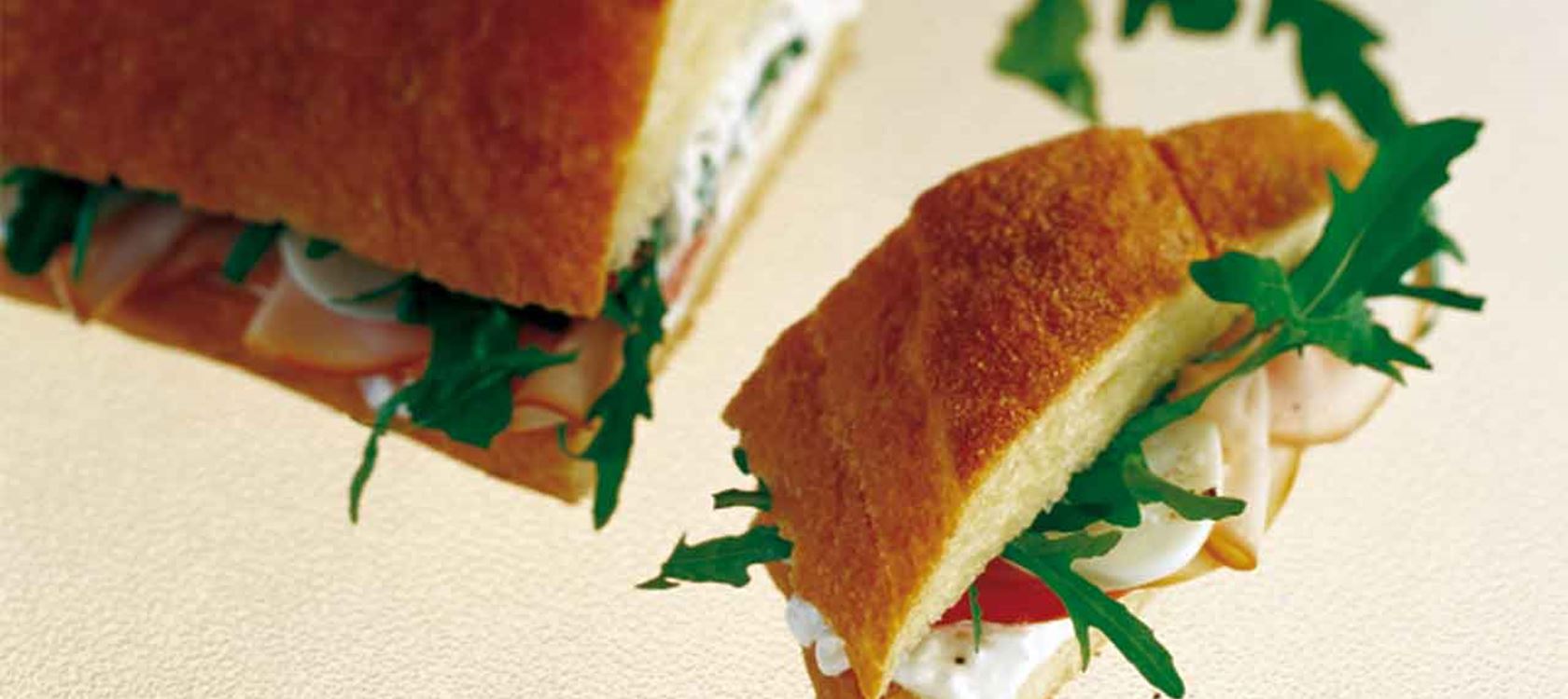 Dubbelmacka med cottage cheese