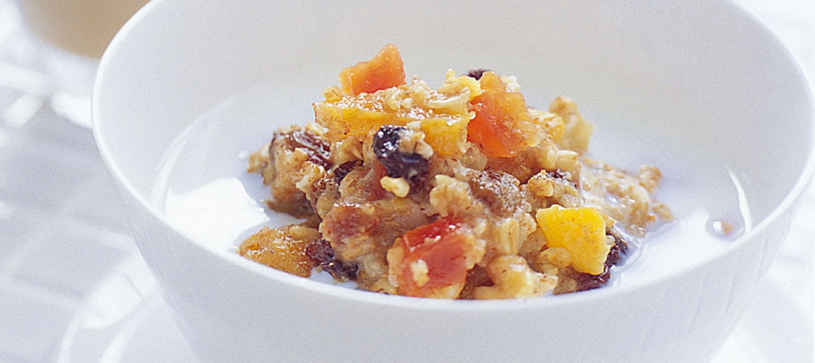 Müsligröt med frukt