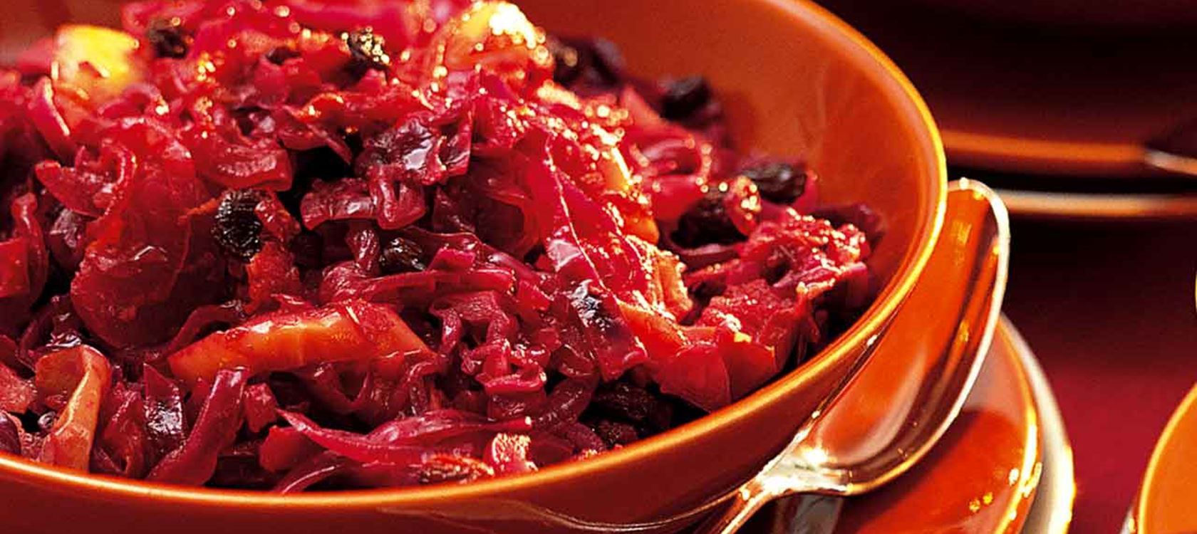 Rödkål och äppelchutney