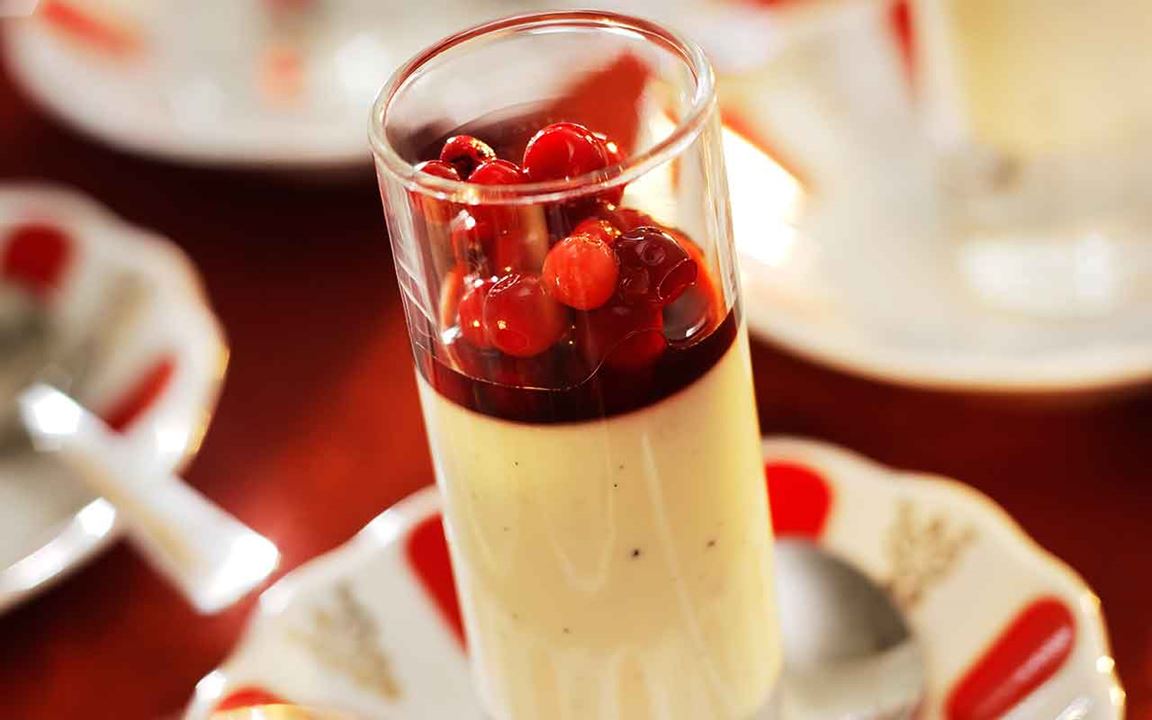 Glöggpannacotta