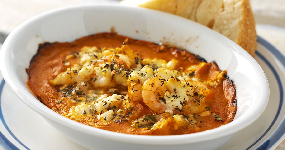 Gumbo Räkor Gratinerade räkor i tomatsås - Recept | Arla