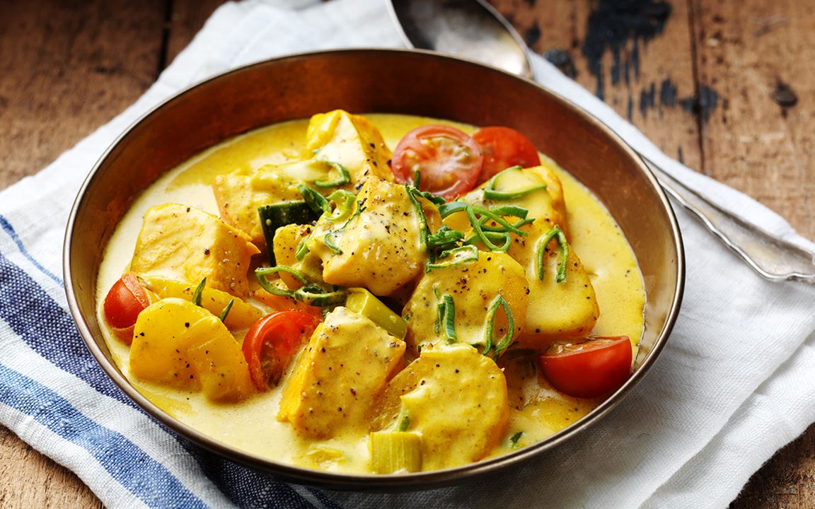 Fiskgryta med saffran