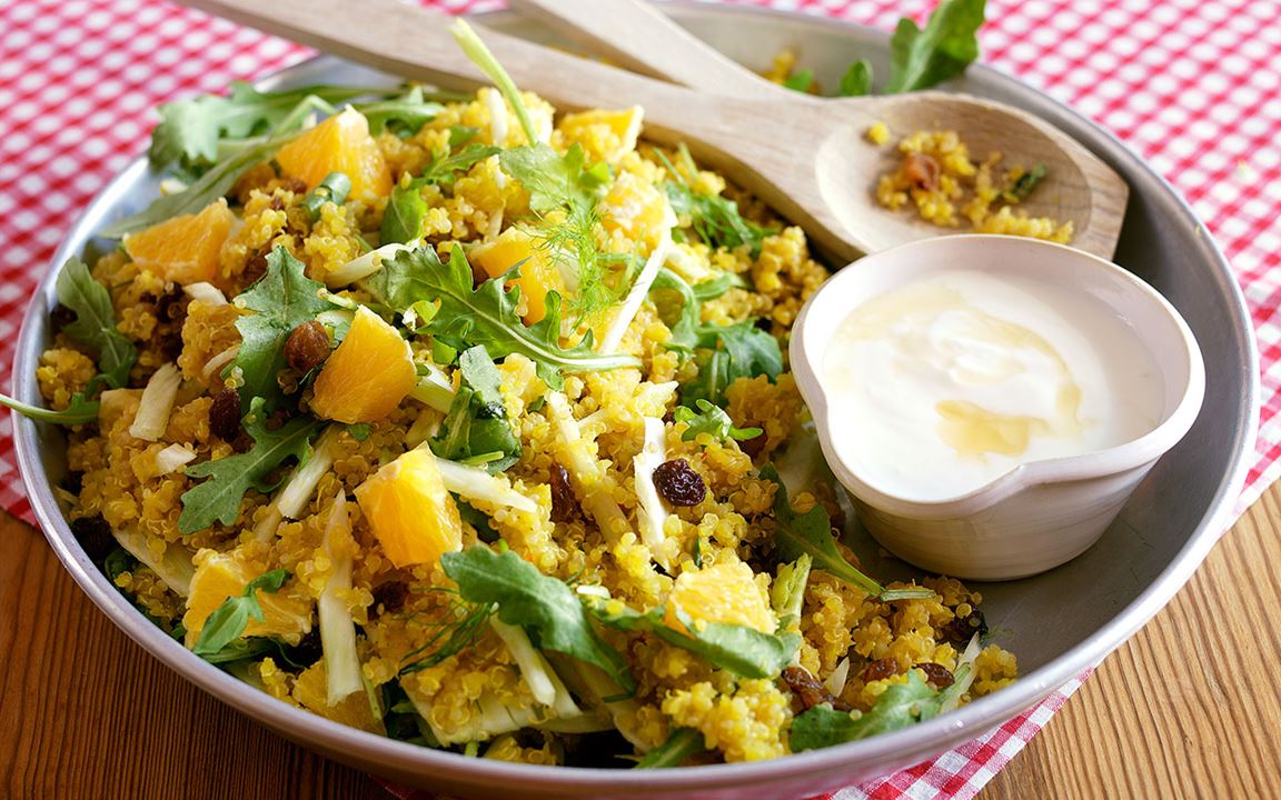 Quinoa med saffran