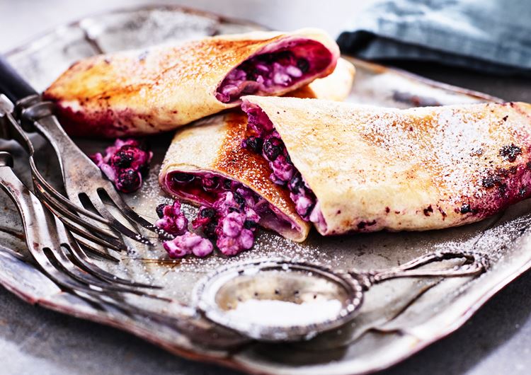 Tortilla med blåbär - Recept | Arla