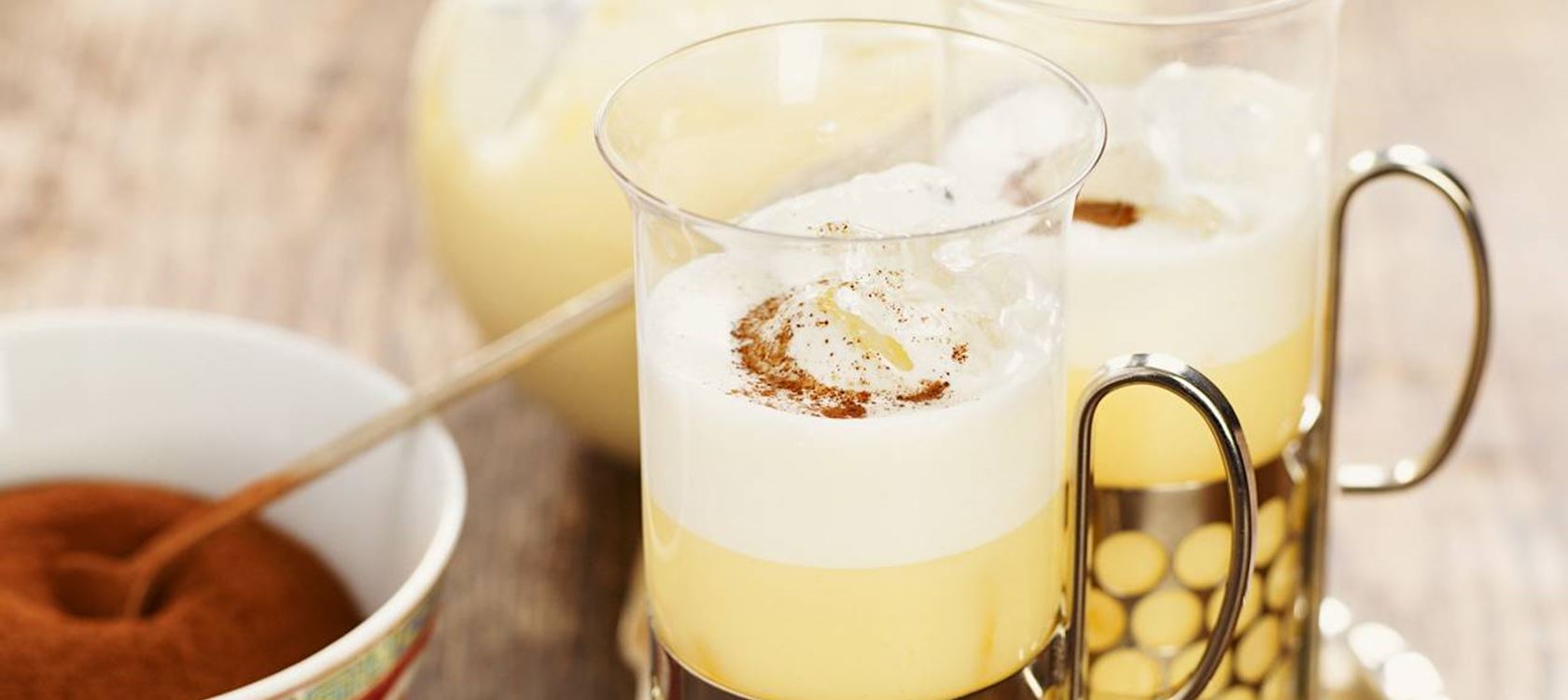 Äggtoddy med apelsinsmak