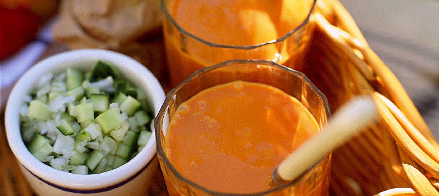 Enkel gazpacho