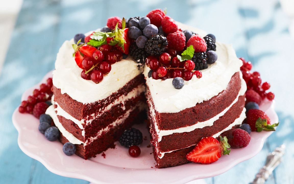 Indbildsk Hører til Udgangspunktet Red velvet cake - Recept | Arla