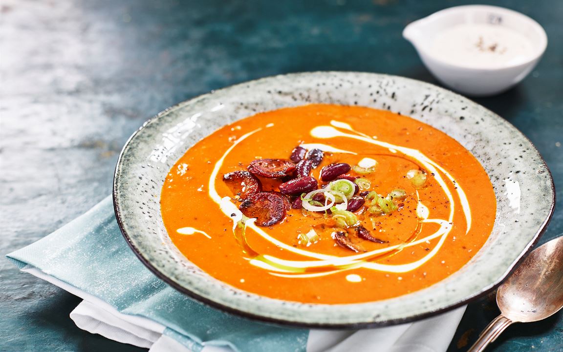 Texmexsoppa med chorizo