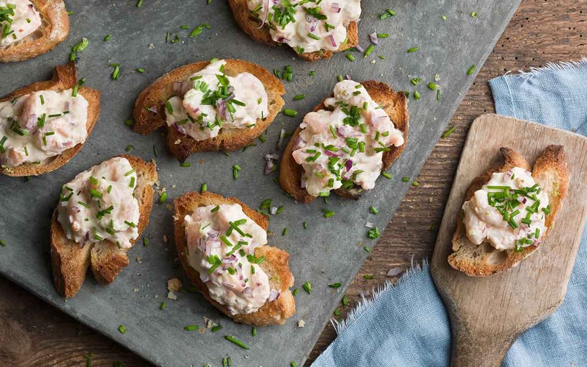 Räkröra med smak av ingefära och chili
