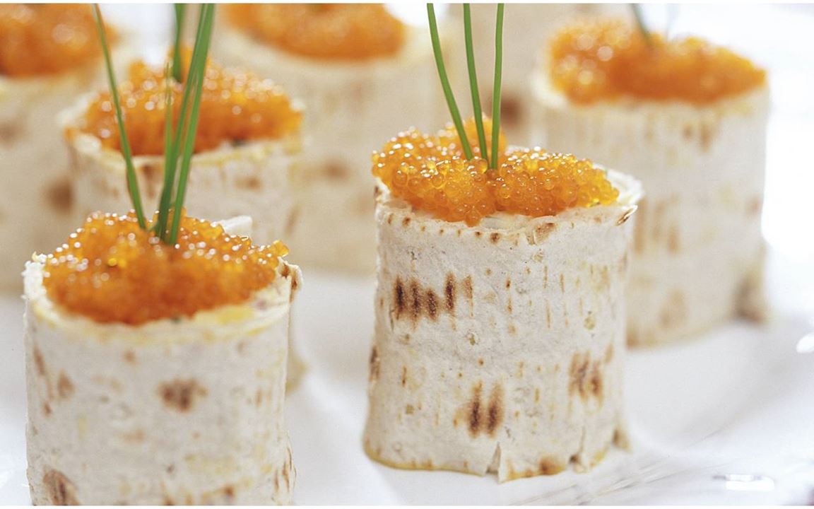 Snittar med löjrom