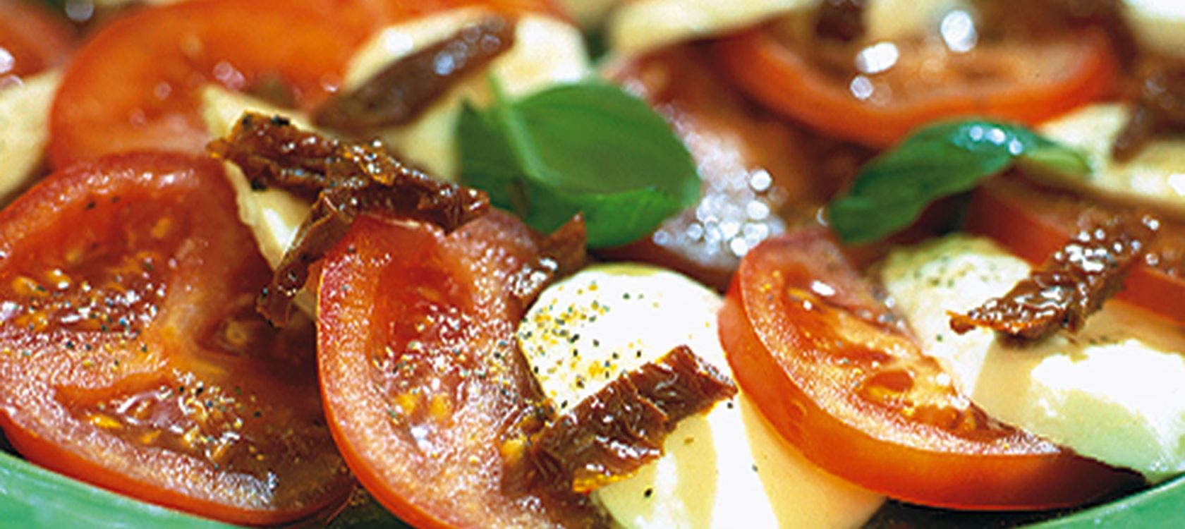Tomat- och mozzarellasallad