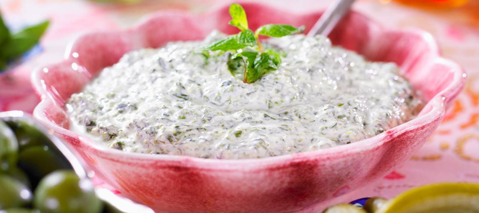 Spenatröra med yoghurt