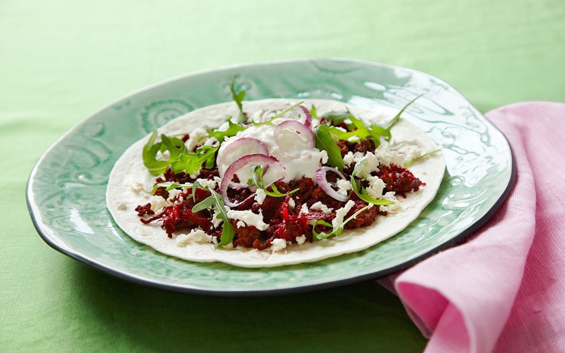 Rödbetstacos