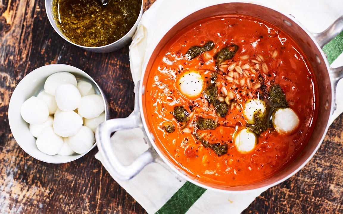 Italiensk soppa med farro