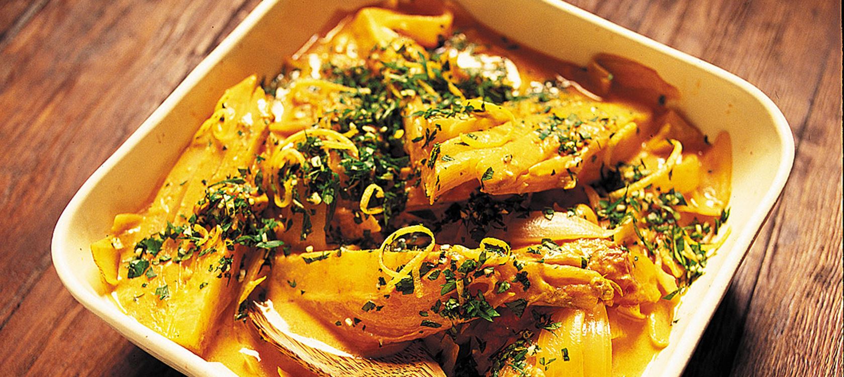 Vegetarisk osso buco med gremolata