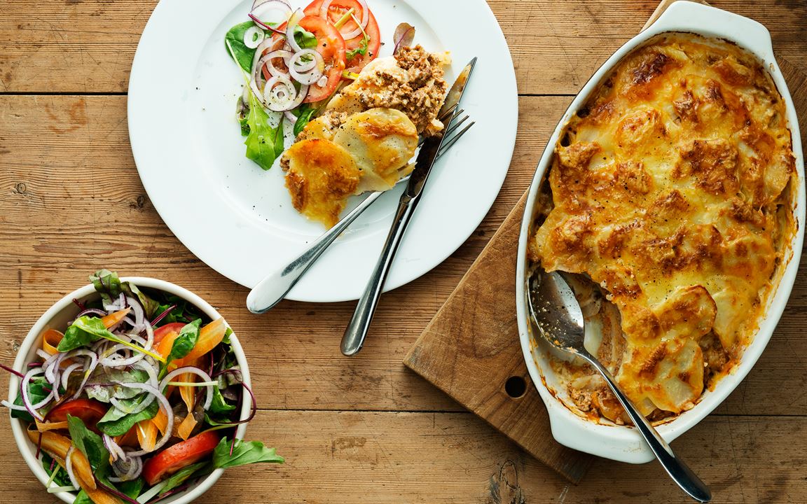 Köttfärsgratäng