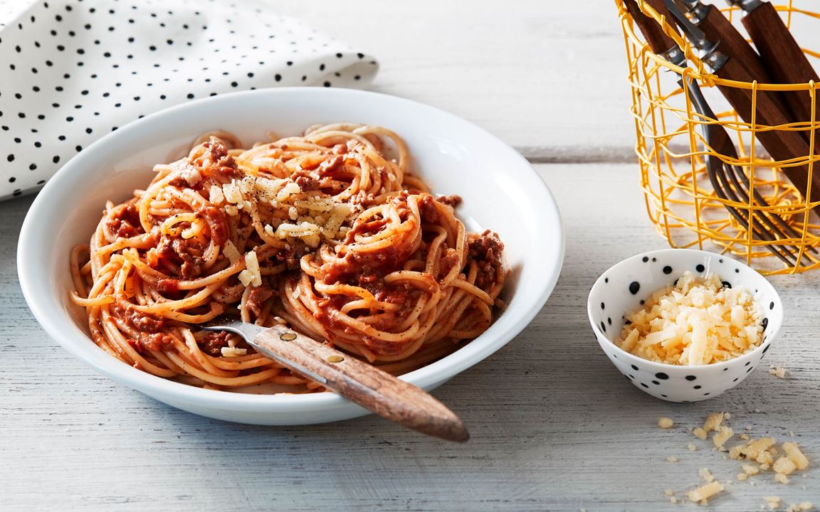 Spaghetti med köttfärssås - Recept | Arla