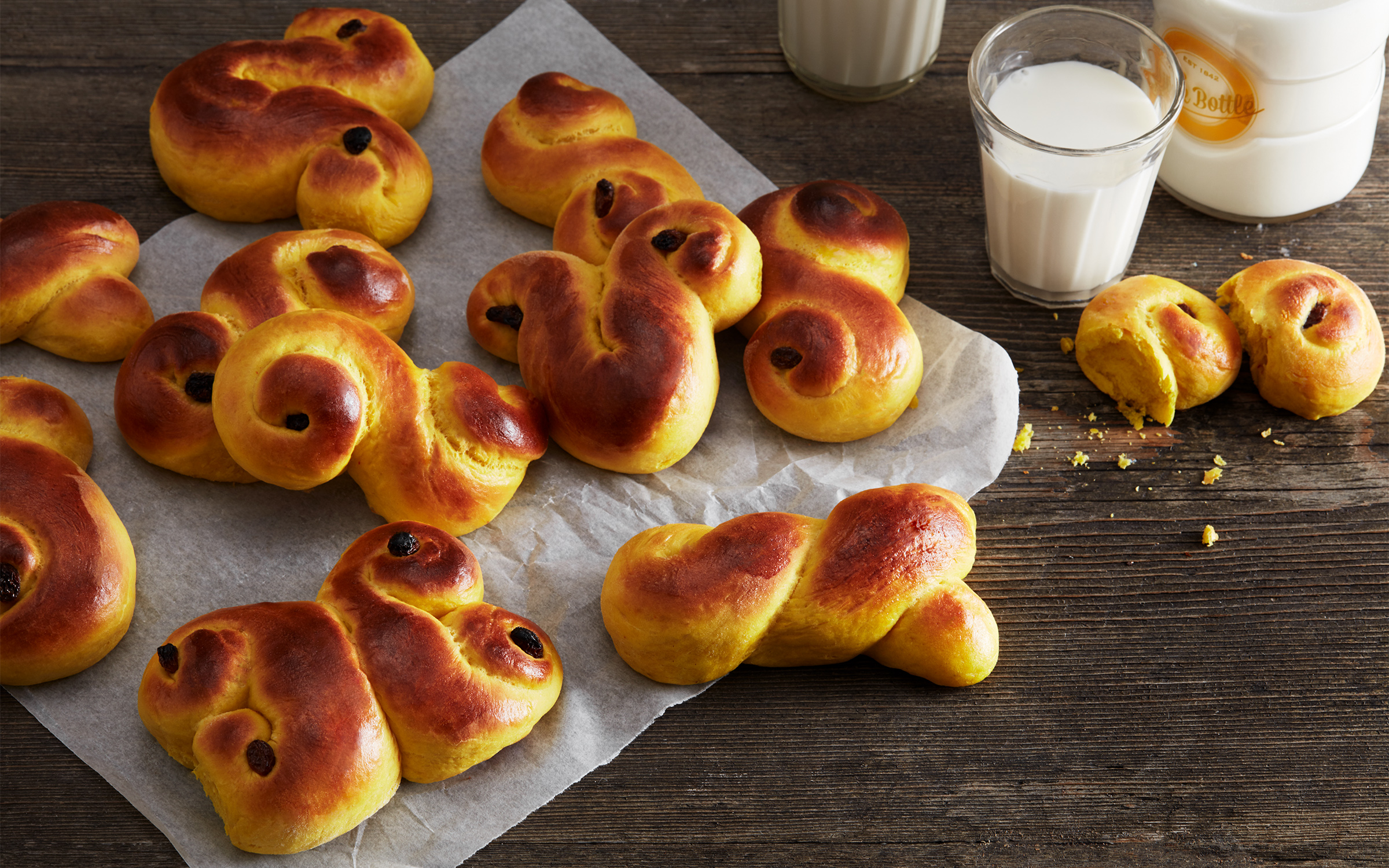 Lussebullar - Recept | Arla Lussebullar - Recept | Arla