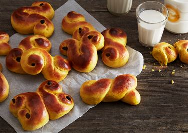 Lussebullar Grundrecept Recept Arla