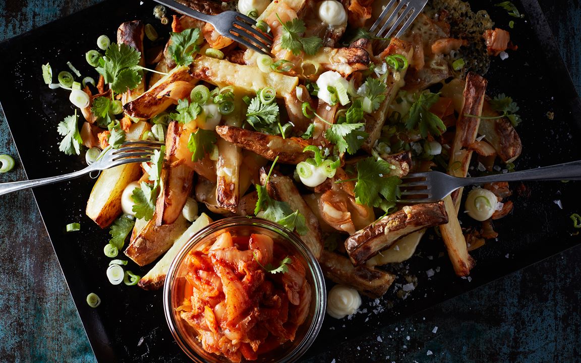 Kimchi country potatoes
