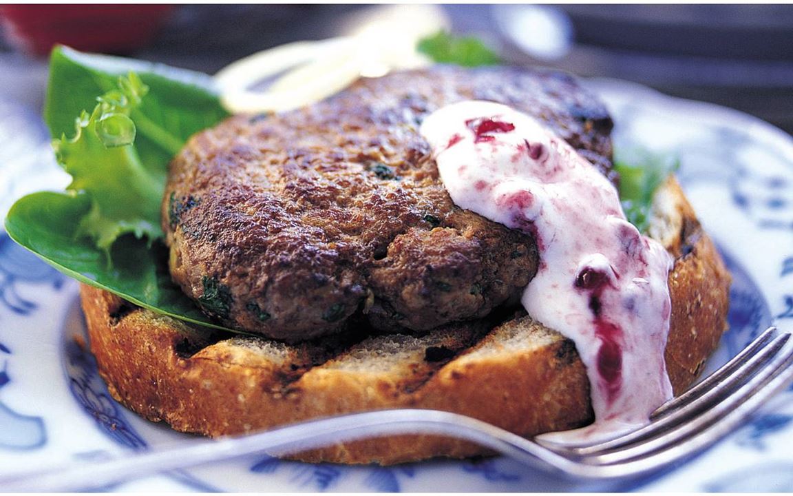 Köttfärsbiffar med äpple