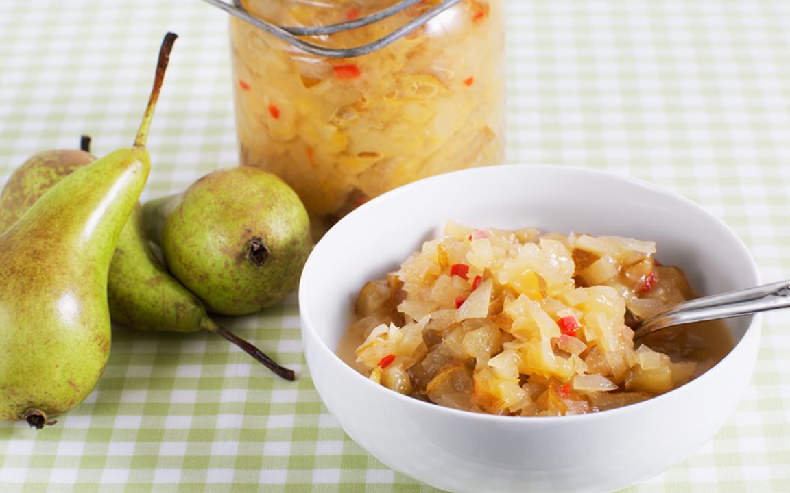 Päronchutney med chili