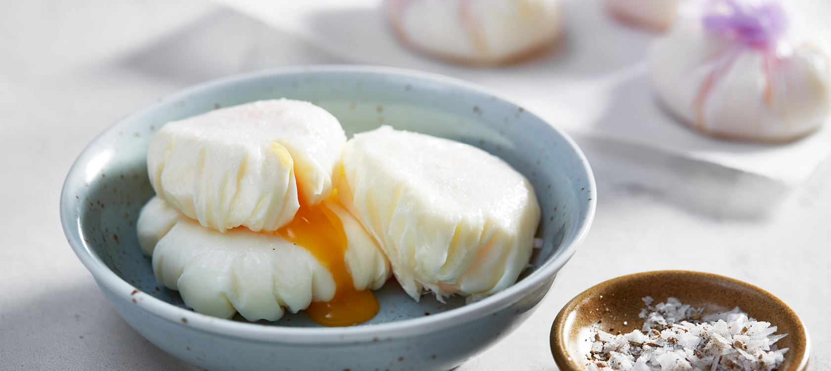 Enkla pocherade ägg