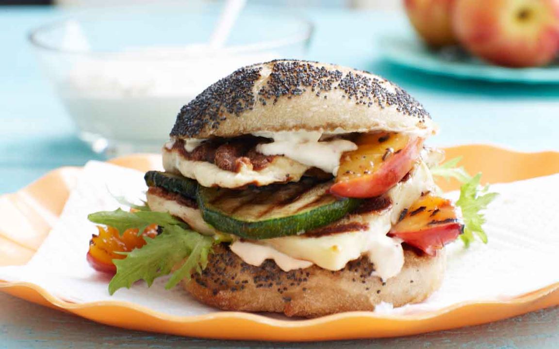 Vegetarisk hamburgare