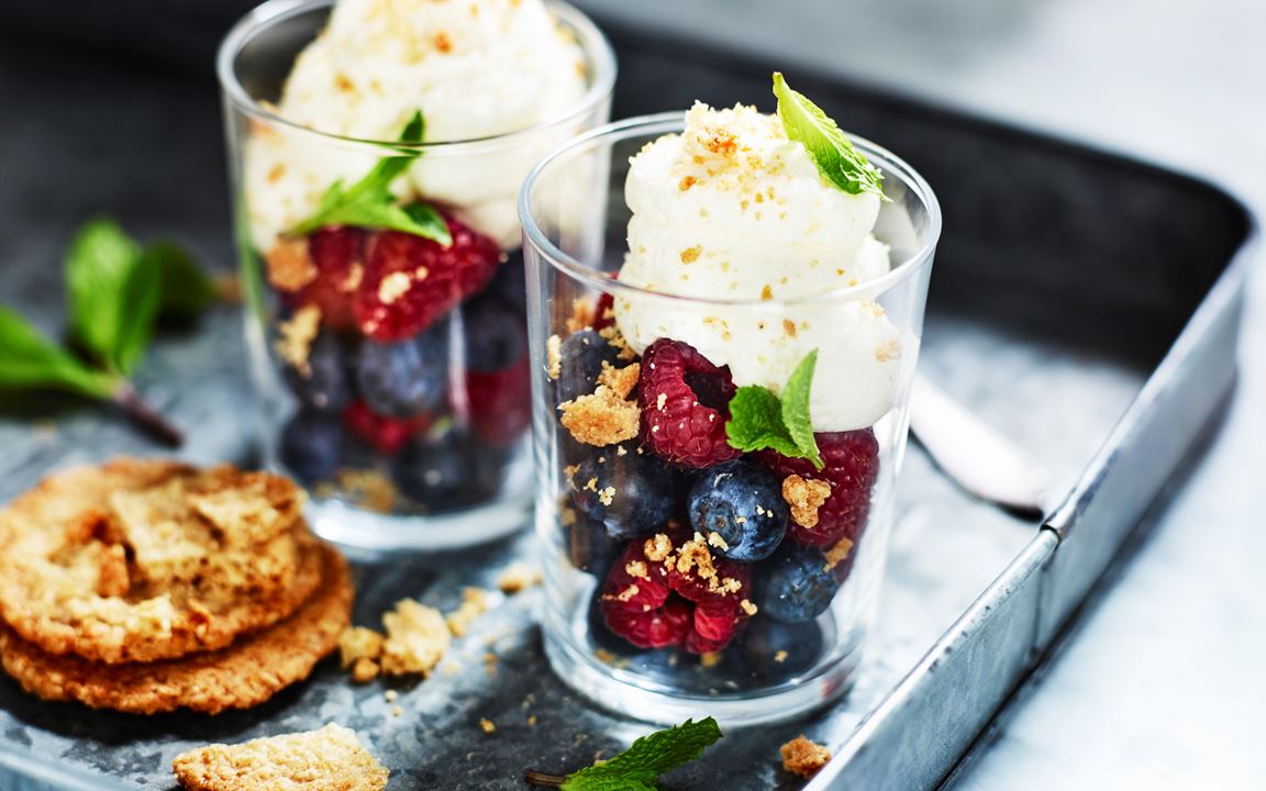 No bake cheesecake i glas