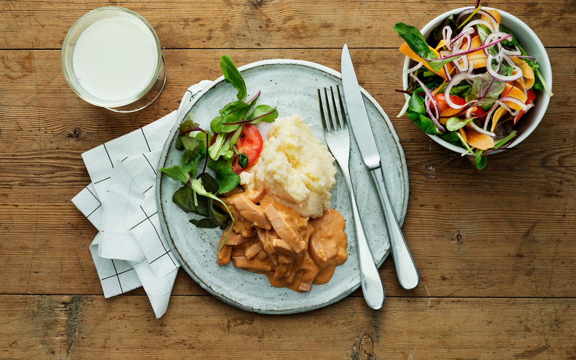 Korv Stroganoff