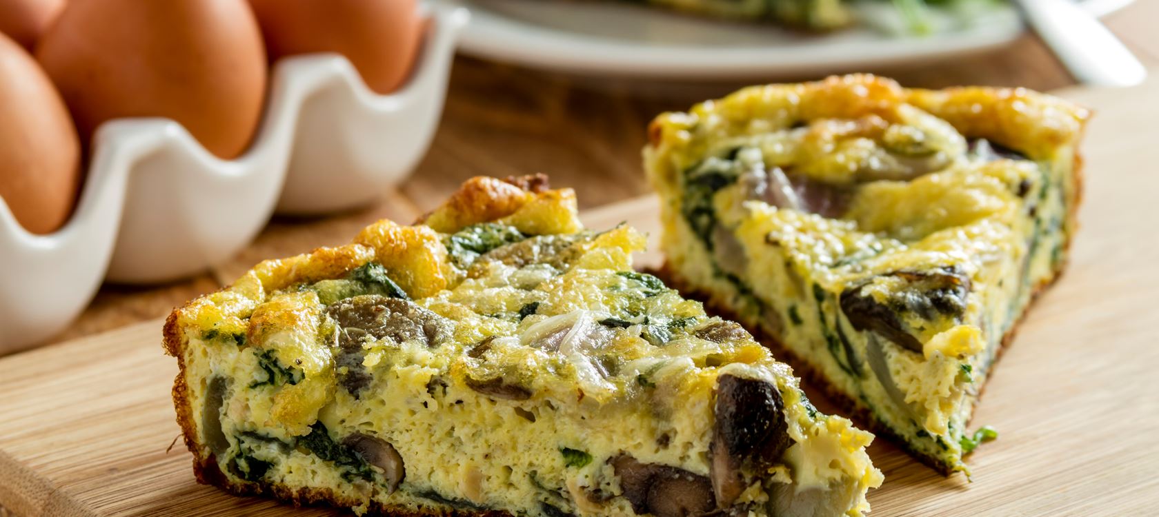 Cheese and Mushroom Frittatas