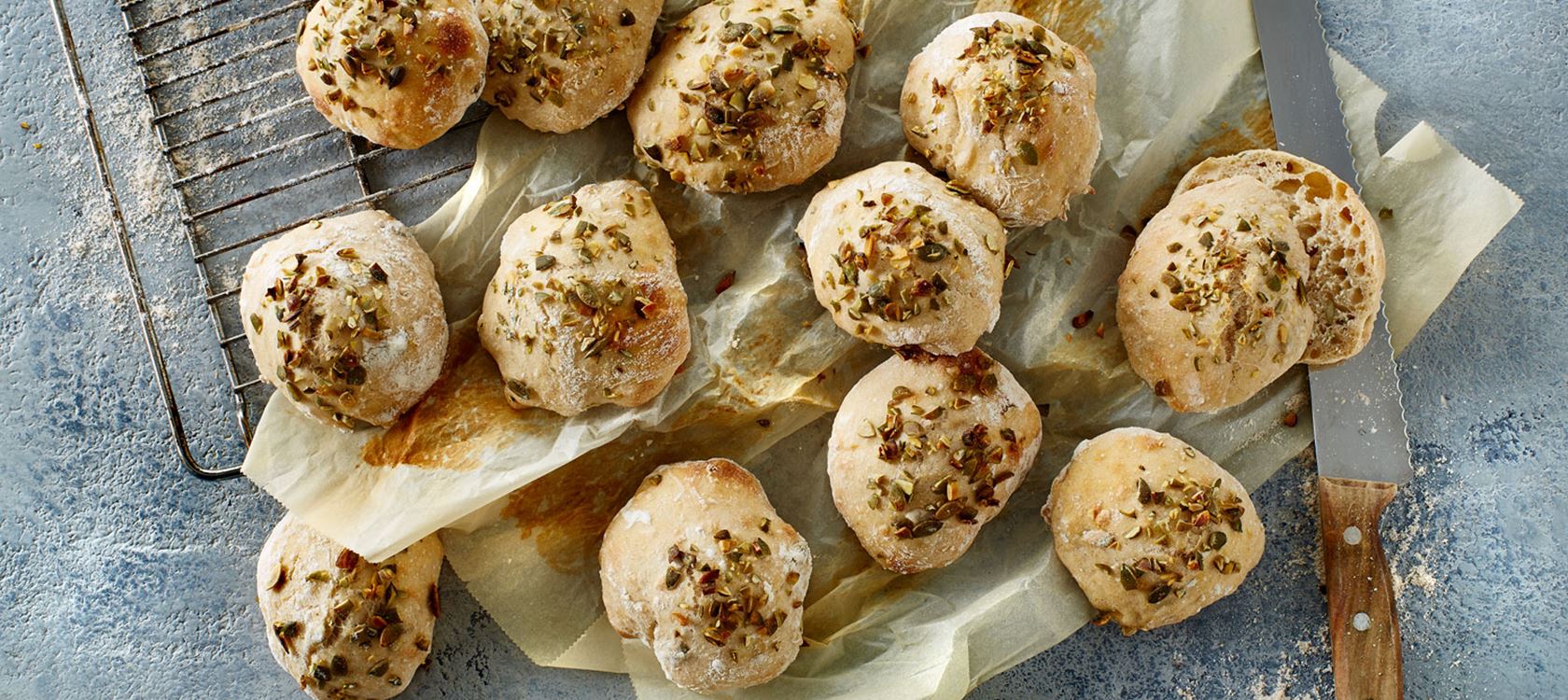 Bread Rolls with Kefir