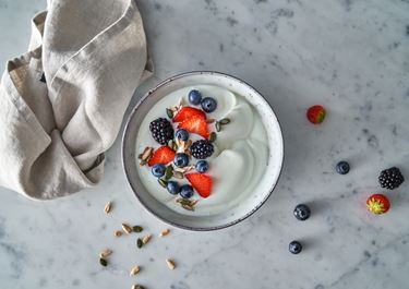 Arla Skyr with Summer Fruits and Seeds