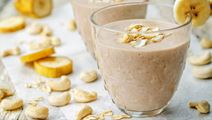 Banana Smoothie with Cashew Nuts