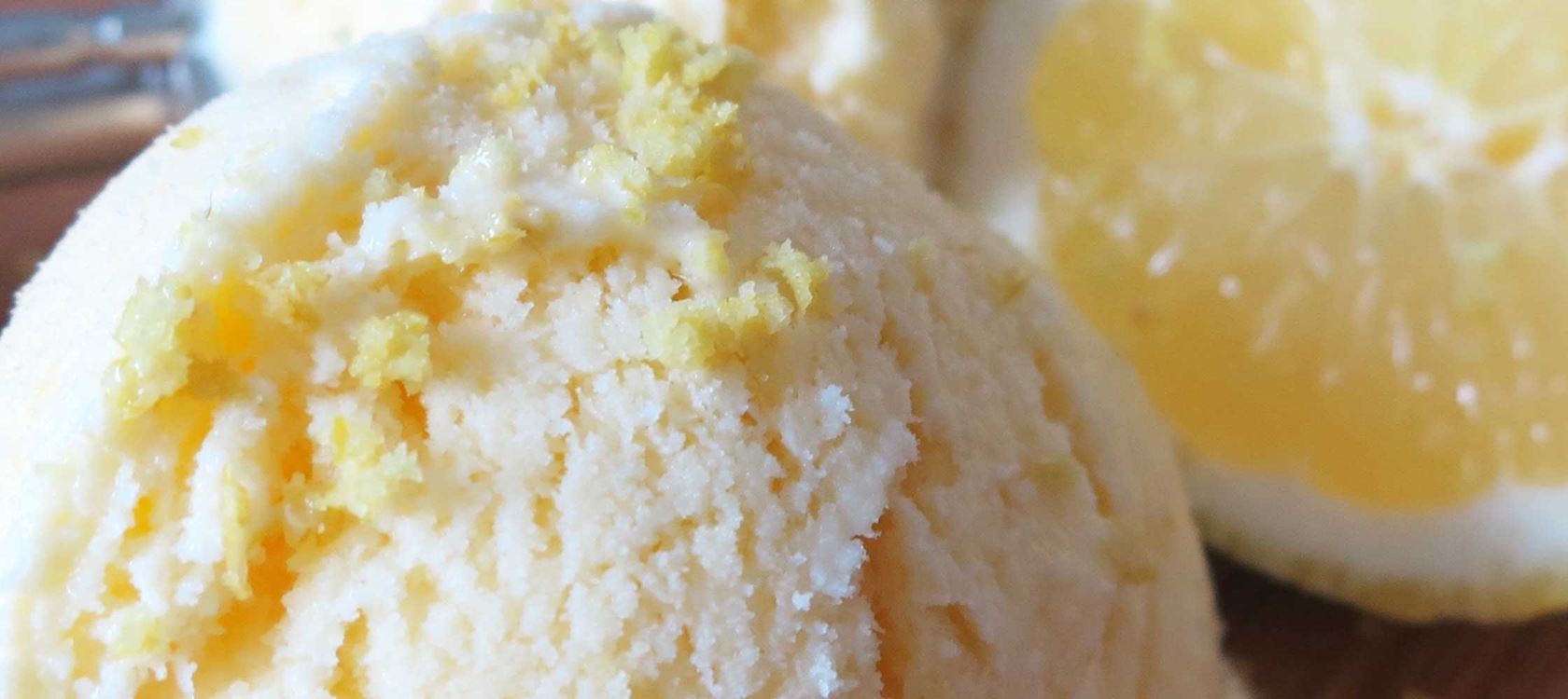 Lactofree Lemon Ice Cream