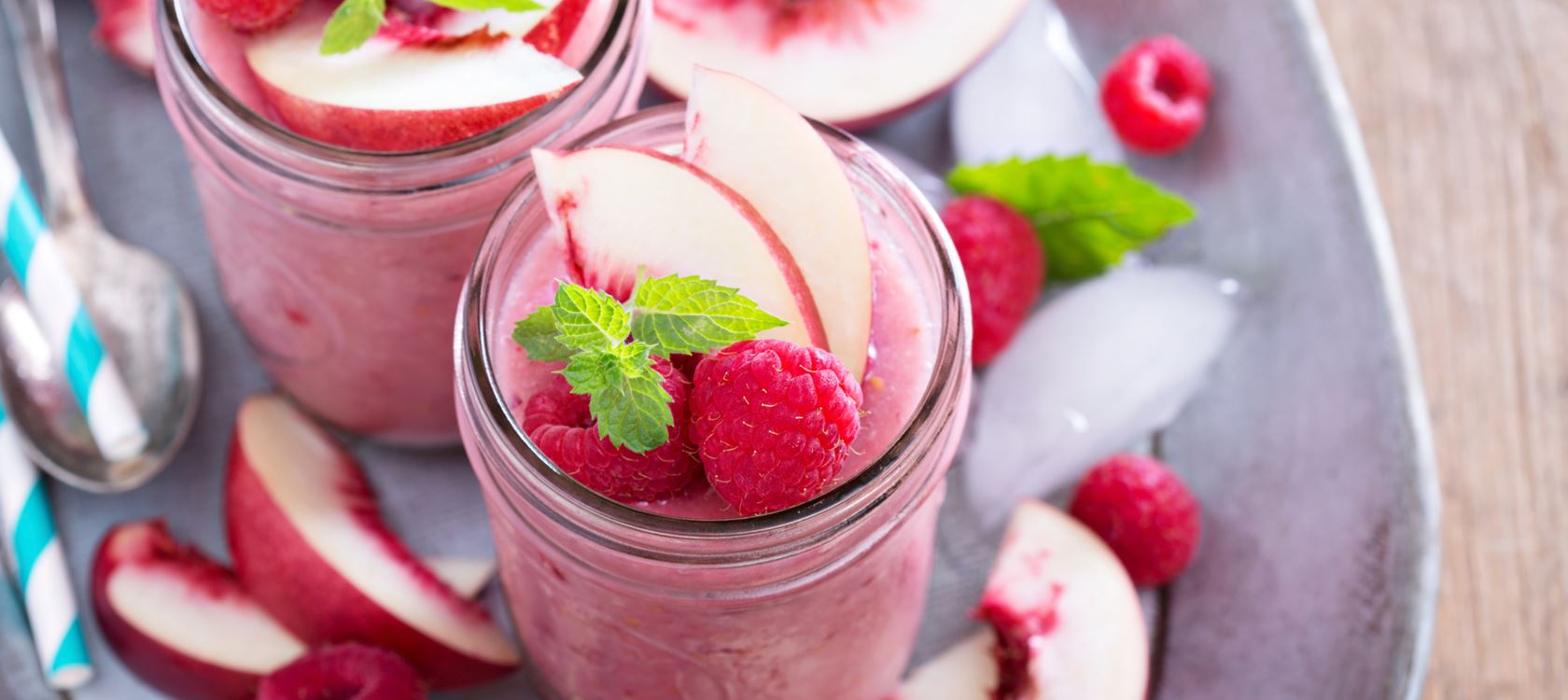 Berry messy smoothie